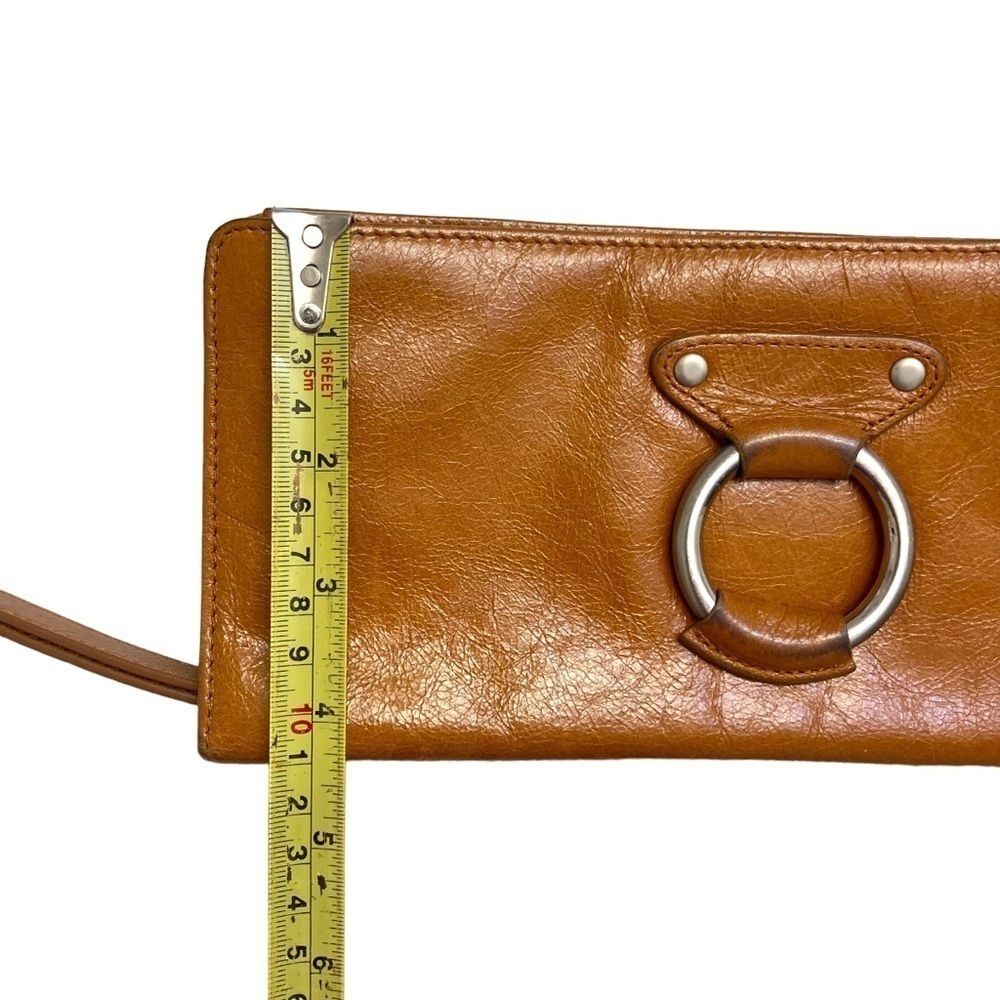 Hobo brown leather wristlet clutch bag - Picture 6 of 14